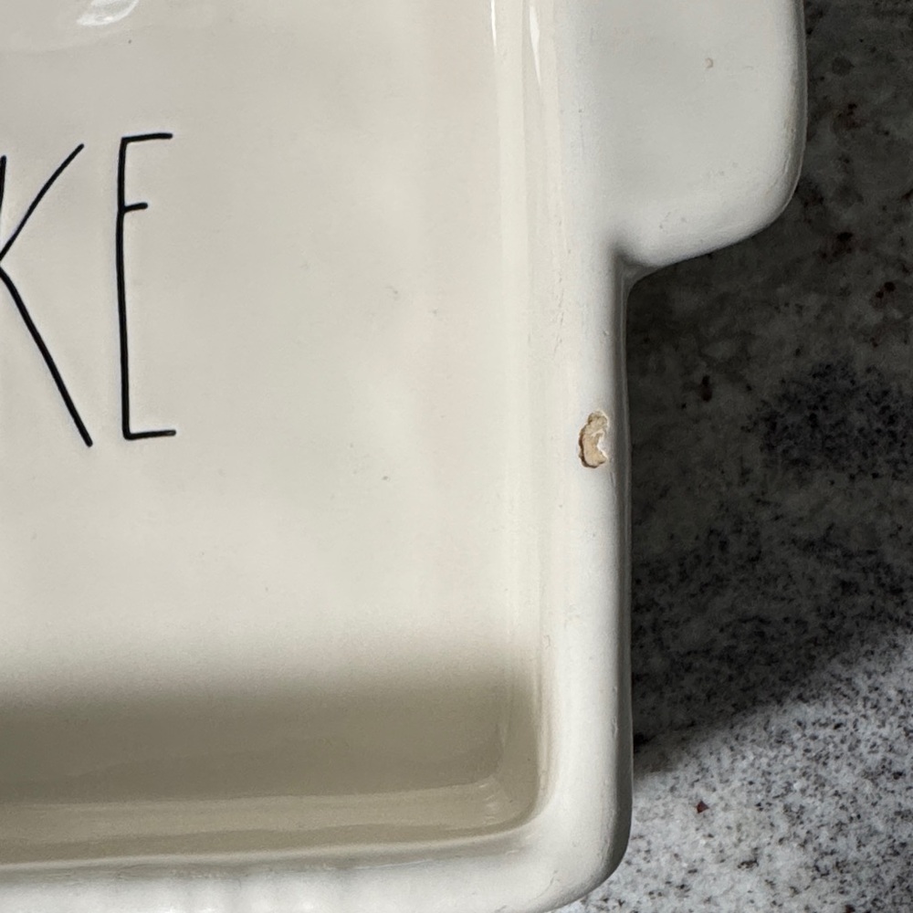 Rae Dunn White Cake Baking Dish - Picture 2 of 5
